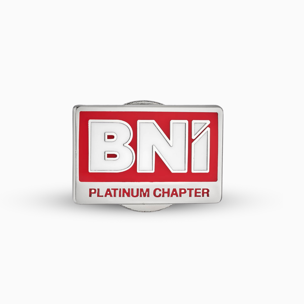 Platinum Chapter Pin (Pack of 10)