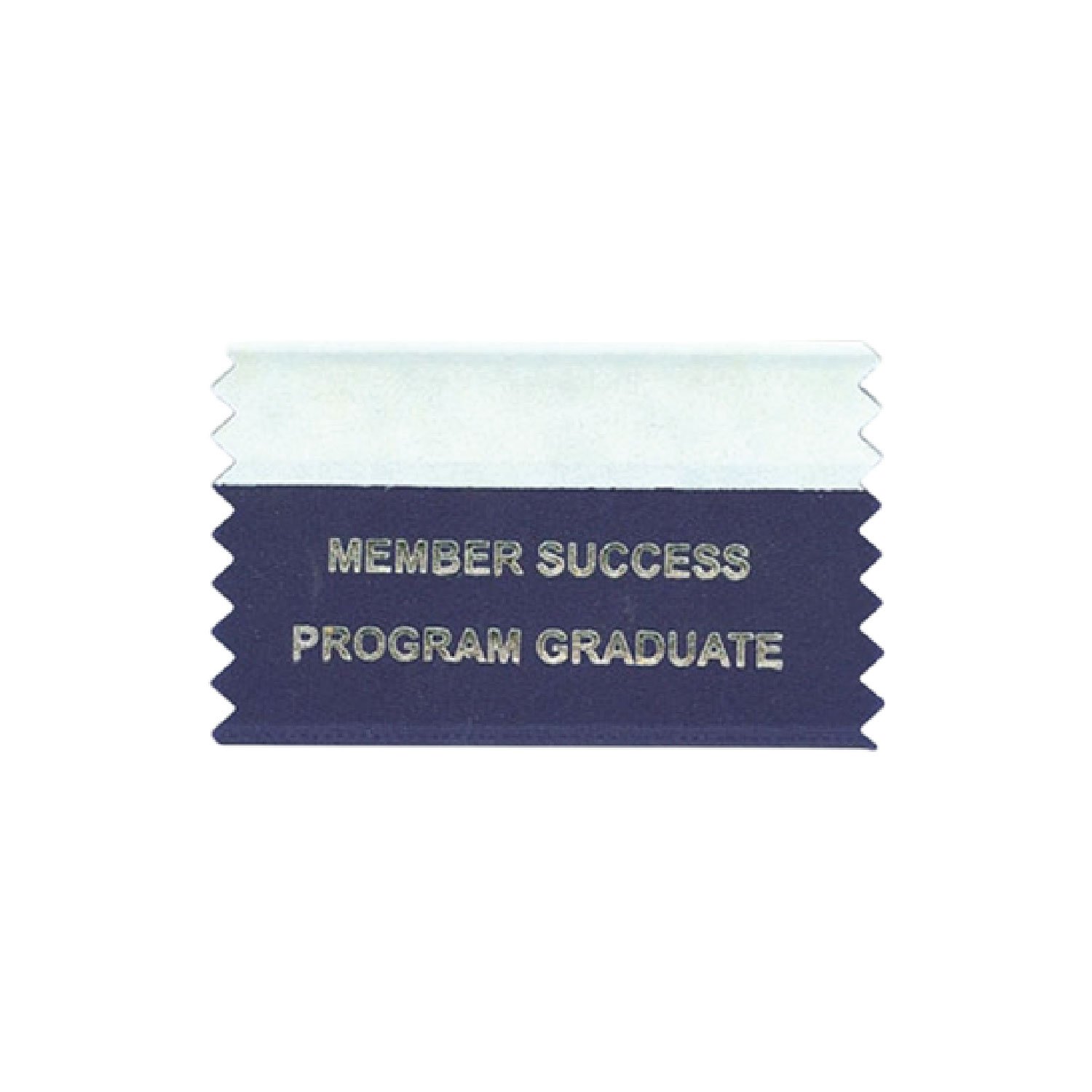 MSP Graduate Ribbons Silver (Pack Of 10)