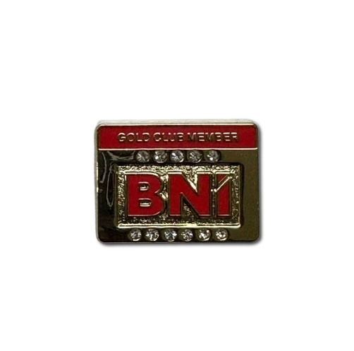 Gold Club Pin (11 Stone) (Pack of 1)