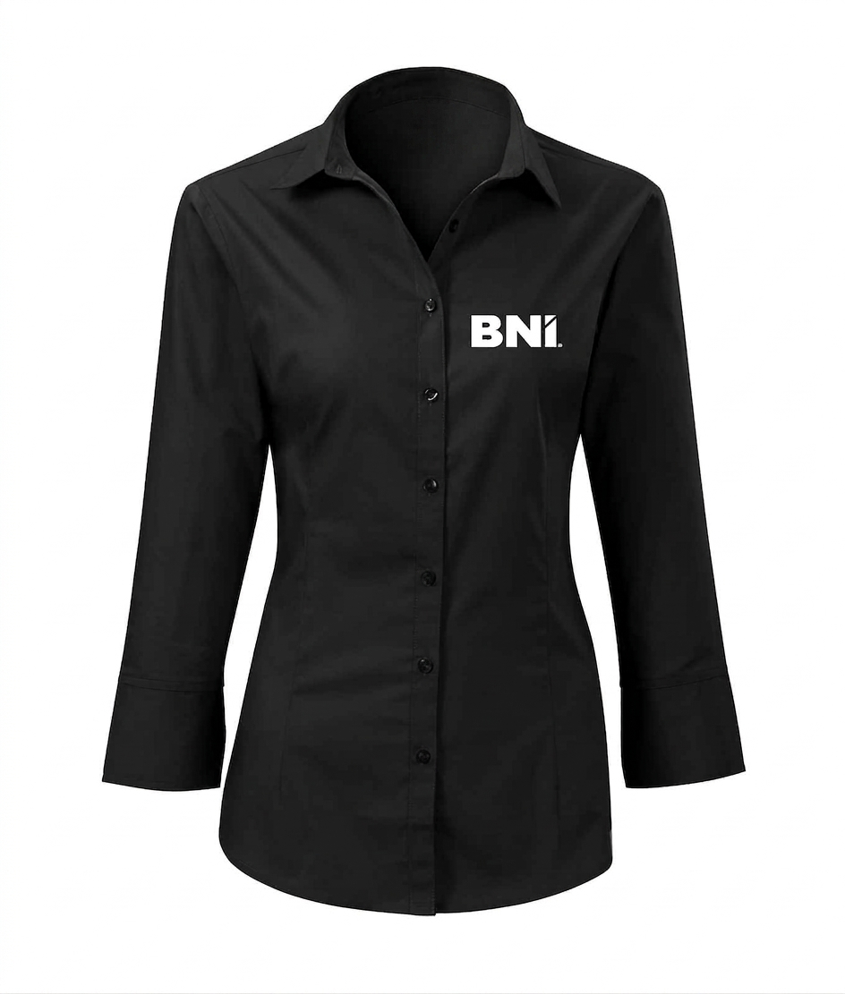 BNI Branded Shirt Women (Black) Van Heusen